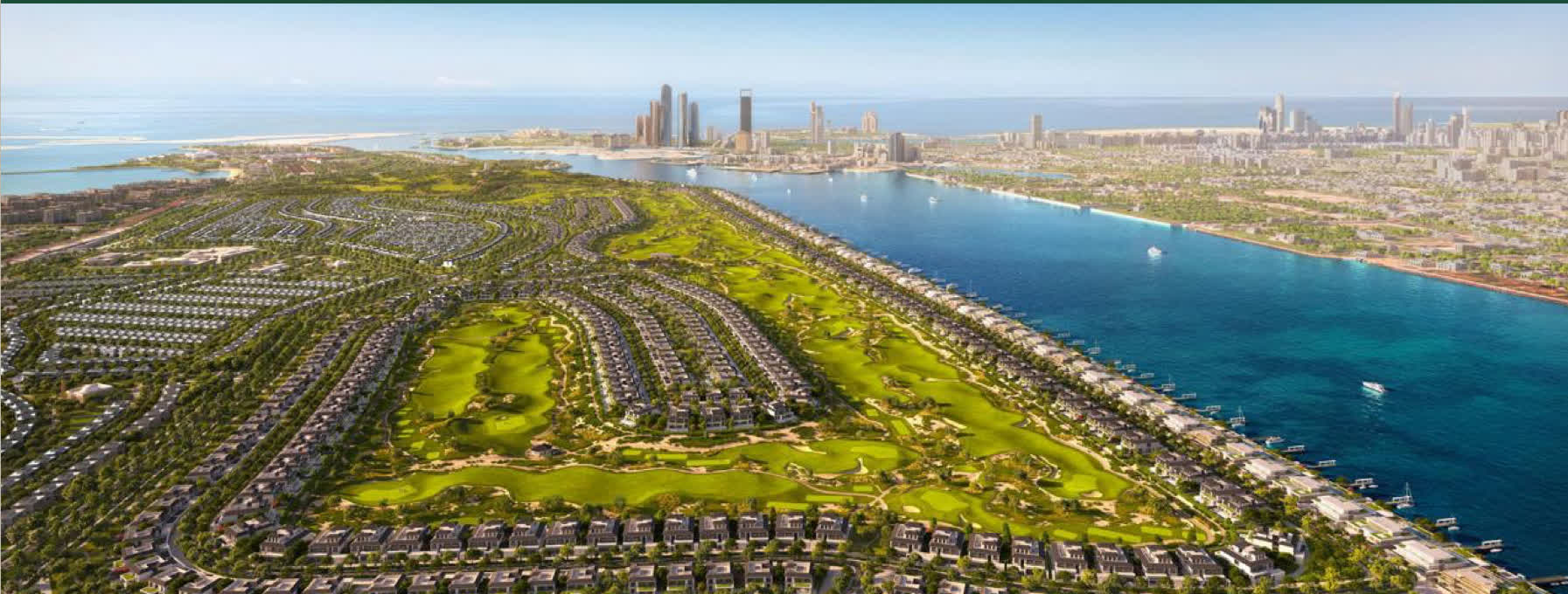 Wide aerial of the project