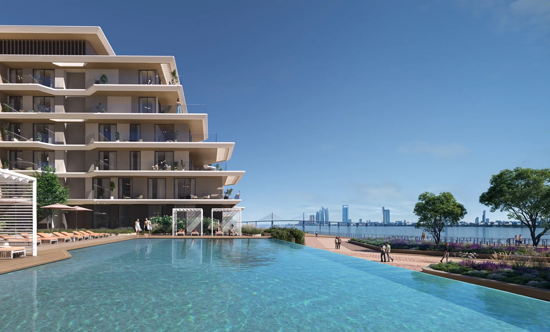 Bashayer Swimming pool — Hudayriyat Island, Abu Dhabi