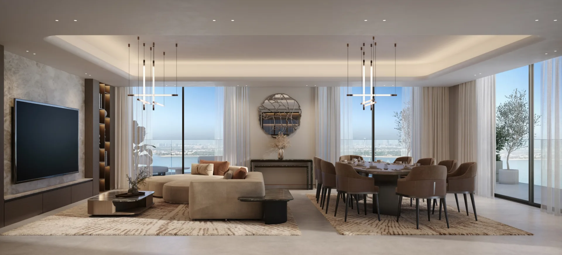 Bashayer 4 Bedroom Penthouse waterfront residence, Hudayriyat Island Abu Dhabi