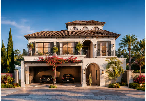 Exterior elevation — 6-Bedroom Fairway Villas