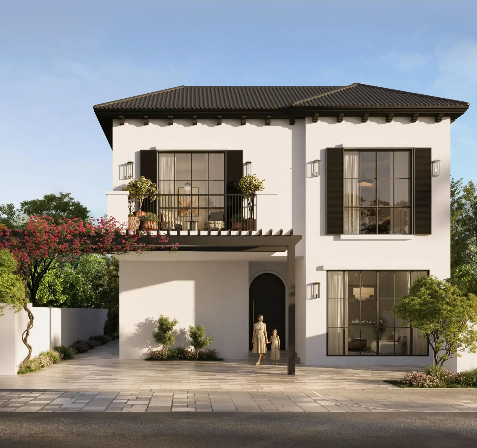 4-Bedroom Golf Homes — exterior render by Modon Properties